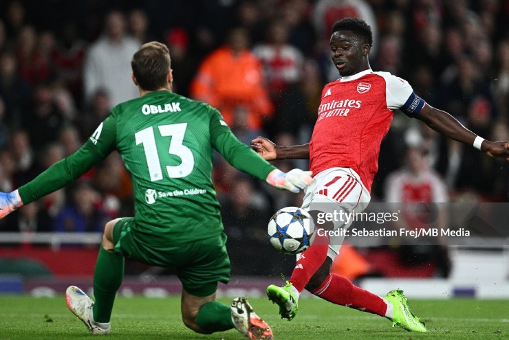 Arsenal không thể ghi bàn trong hiệp một