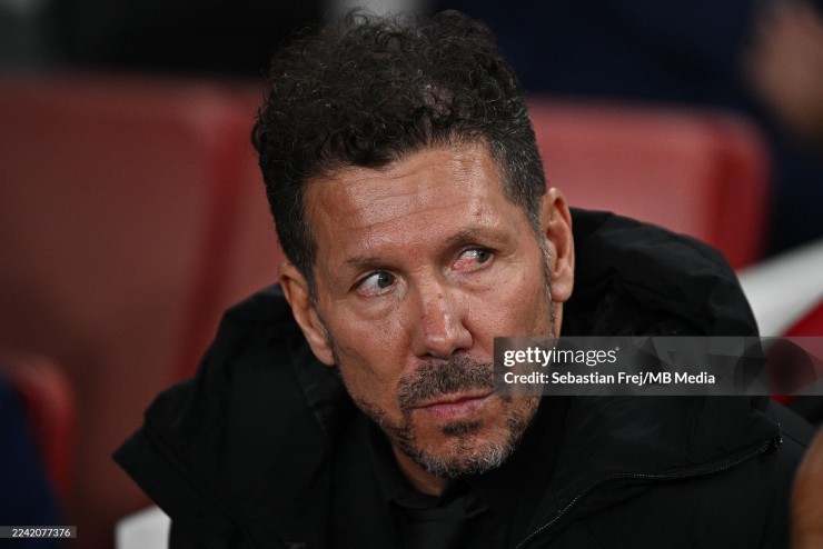 Diego Simeone có lần thứ 5 thua 0-4 cùng Atletico Madrid
