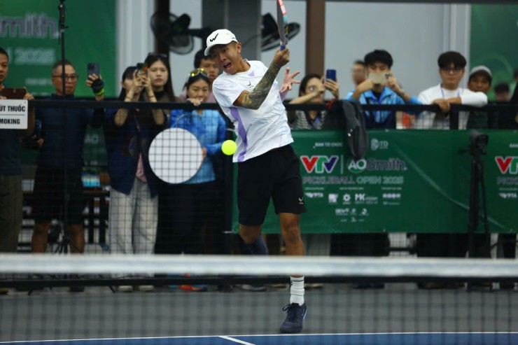 Quang Dương dự 2 nội dung pickleball nhưng đều không giành chức vô địch 