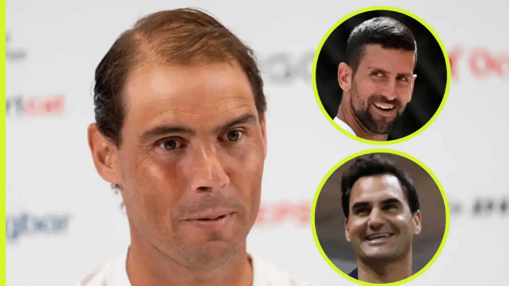 Nadal (trái) coi Federer là bạn thân, và cũng có quan hệ tốt và luôn trân trọng Djokovic