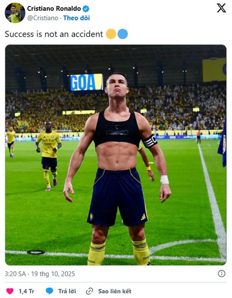 Cristiano Ronaldo tiếp tục chứng minh sức hút ở tuổi 40