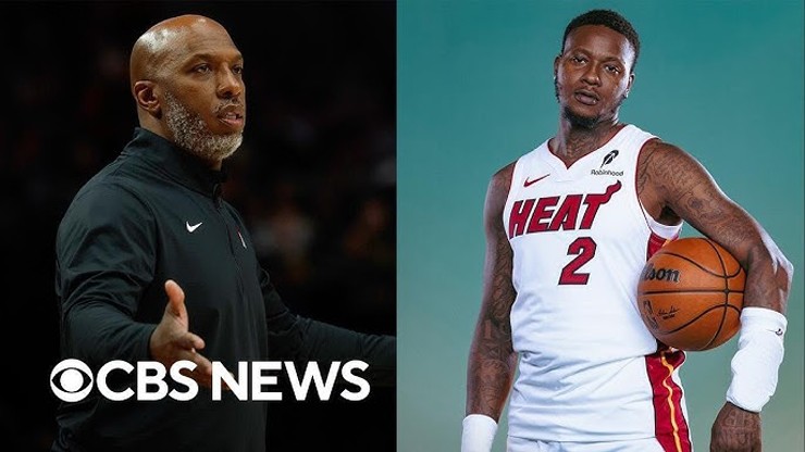 HLV Chauncey Billups (trái) và ngôi sao Terry Rozier (phải) vừa bị bắt