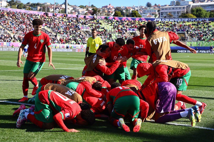 Morocco trở thành đội bóng châu Phi thứ ba trong lịch sử lọt vào chung kết U20 World Cup, sau Ghana và Nigeria