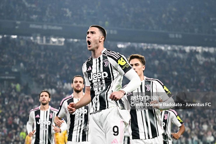 Niềm vui của các cầu thủ Juventus