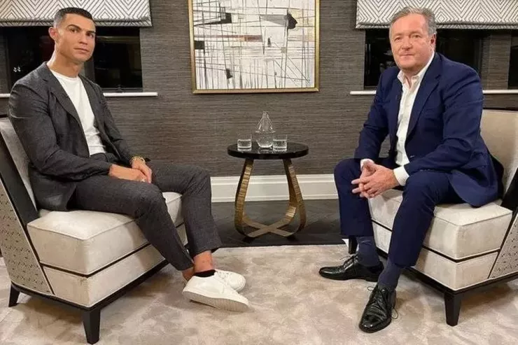 Cuộc phỏng vấn chấn động tiếp theo của Ronaldo sẽ sớm được Morgan công bố. ẢNH: TWITTER MORGAN