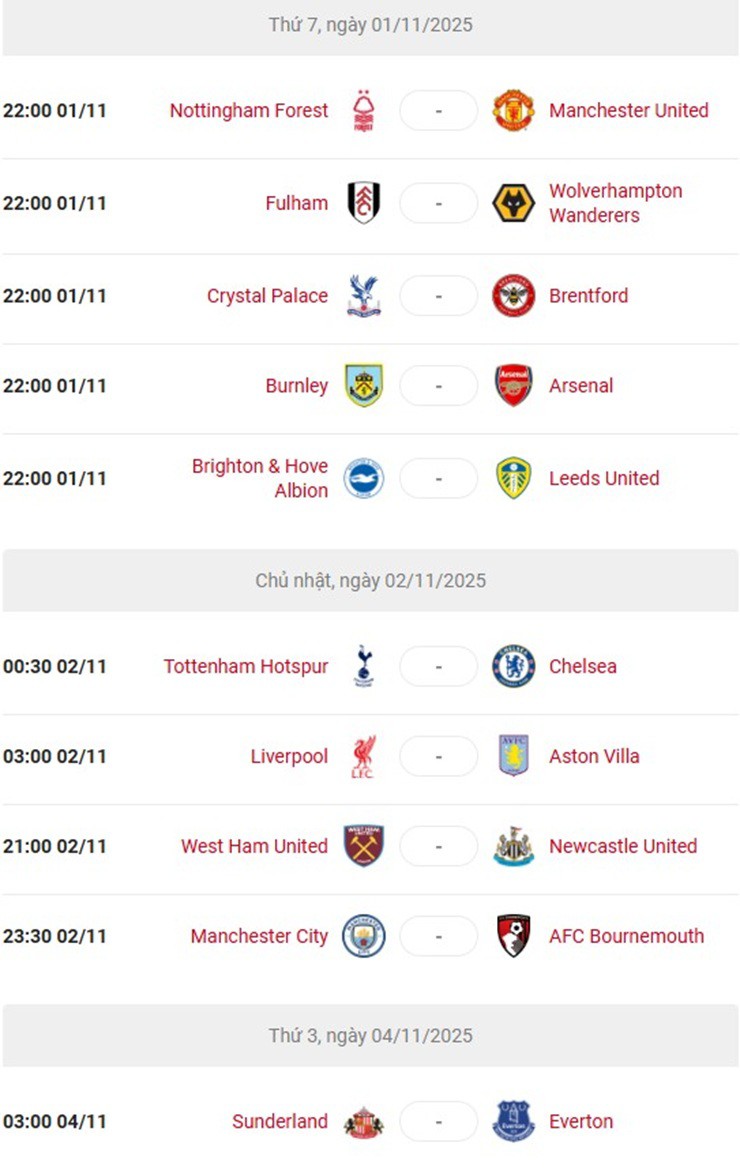Arsenal bỏ xa Liverpool - Man City, MU chờ tiếp mạch thăng hoa ở vòng 10 NHA - 5