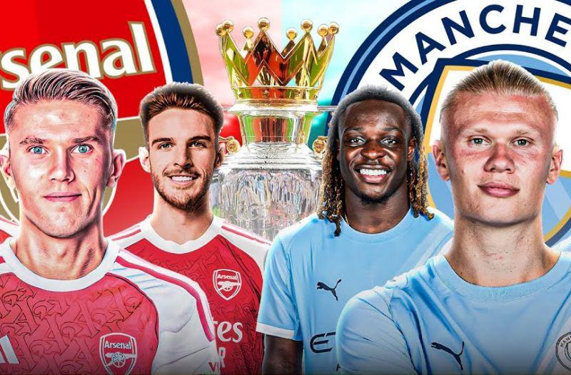 Arsenal và Man City đua vô địch Ngoại hạng Anh căng thẳng