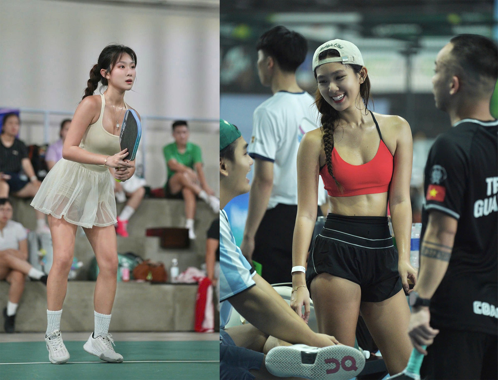 Là hot girl nhận được sự chú ý hàng đầu trong cộng đồng pickleball Việt Nam hiện nay, nàng Kim (còn gọi là “Emkimsayhi” hay Kim “vén váy”) để lại dấu ấn đậm nét bởi lối thi đấu máu lửa, trang phục ấn tượng cùng vóc dáng rất nóng bỏng.