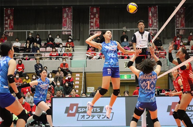 Bích Thủy là nhân tố quan trọng của Okayama Seagulls